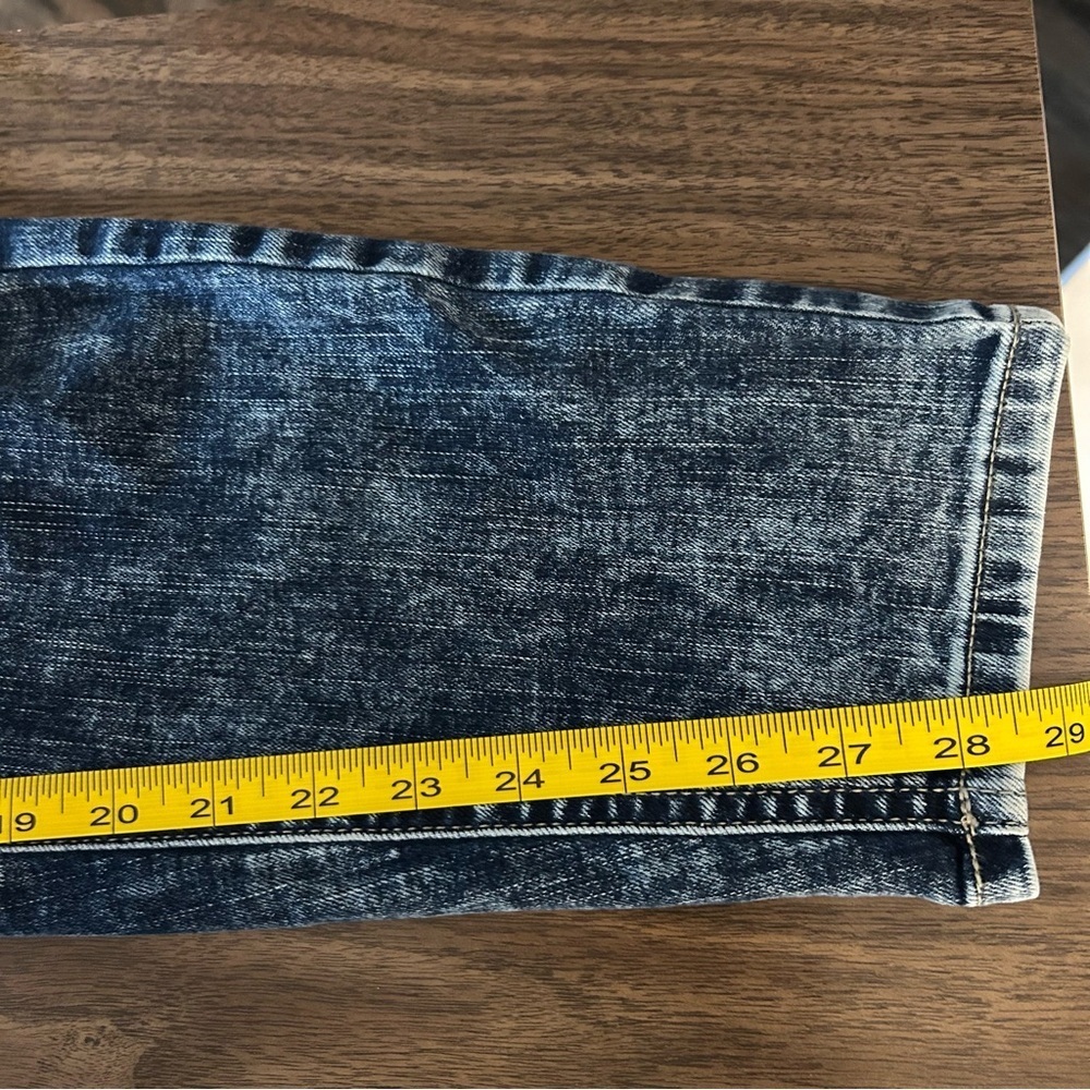 90s Retro Acid Wash Skinny Jeans - Frankie & Stella Plus Size 26W ❤️ - Picture 10 of 11